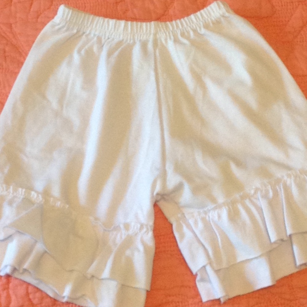 Island girl white Knit Shorts